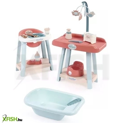 Écoiffier: 3 az 1-ben babaápolási játékszett