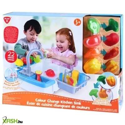 Playgo: Színváltó mosogató készlet