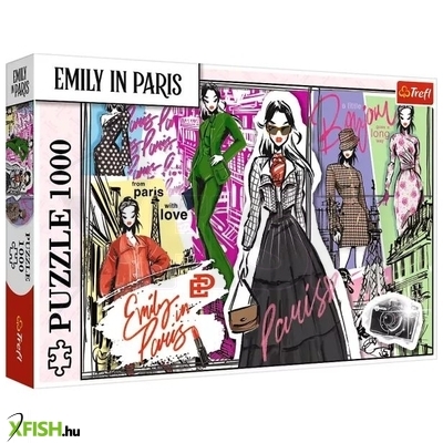 Trefl: Emily Párizsban: Divatinspirációk - 1000 darabos puzzle