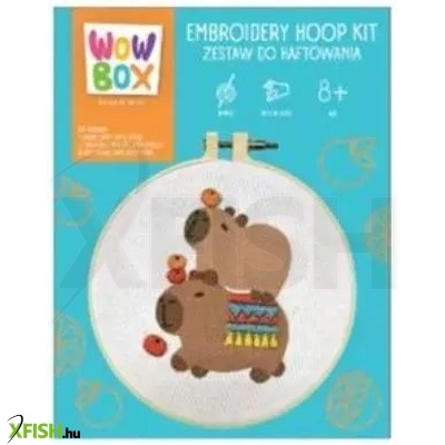 Wow Box: Vidám kapibara hímzőkészlet
