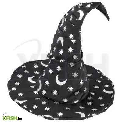 Boszorkány/ Varázsló sapka jelmez kiegészítő - gyerek méret