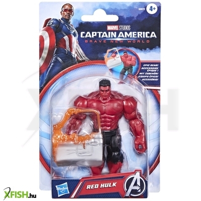 Hasbro amerika kapitány 10 cm-es vörös hulk akciófigura