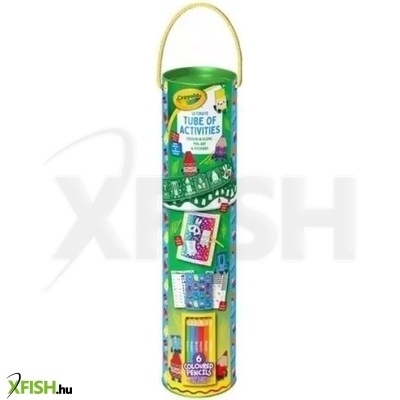 Crayola: Mesebeli foglalkoztató henger - Írószer mintás, zöld