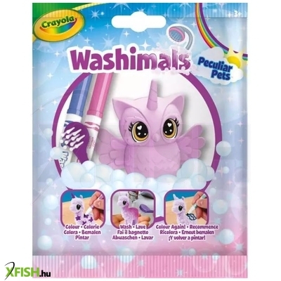 Crayola Washimals: Pasztell Állatka - Egyszarvú kacsacsőrű