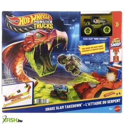 Hot Wheels: Monster Trucks - Kígyómarás pályaszett