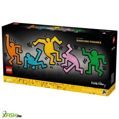 Lego art 31216 keith haring - táncoló figurák