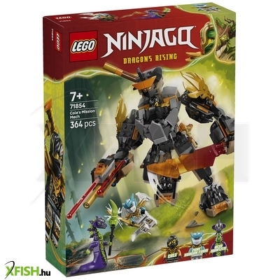 Lego ninjago 71854 cole akciórobotja és sárkány zane
