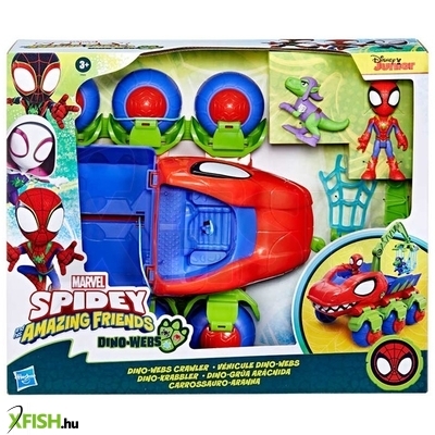 Hasbro spidey and his amazing friends dínós teherautó