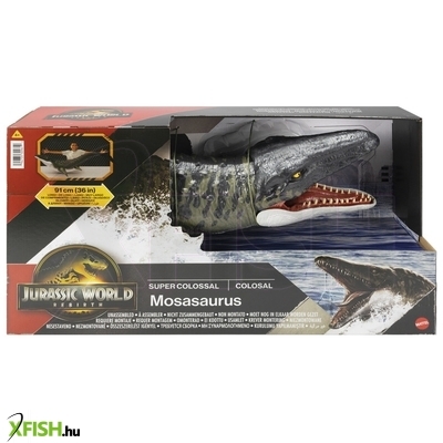 Mattel jurassic world saga szuper kolosszális mosasaurus