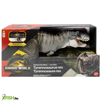 Mattel jurassic world saga szuprer kolosszális t-rex