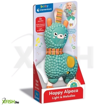 Baby clementoni láma csörgő - elektromos