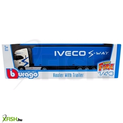 Bburago 1 /43 - iveco kamion + vontatmány