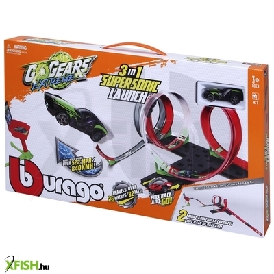 Bburago gogears extreme 25 méteres autópálya , 3 féle