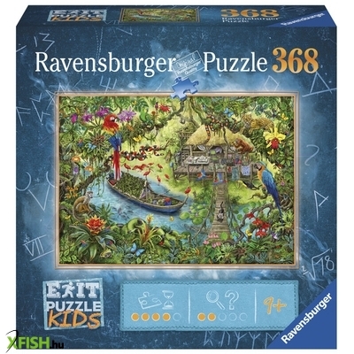 Ravensburger puzzle exit kids 368 db - dzsungelexpedíció
