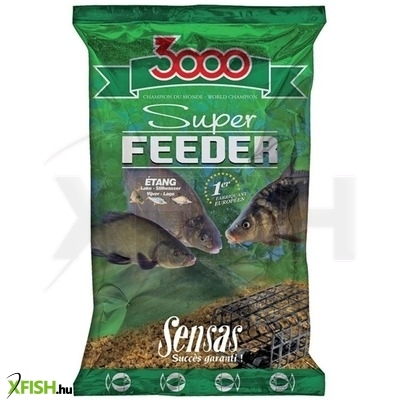 Sensas 3000 Super Feeder Tavi Etetőanyag 1 Kg River Black