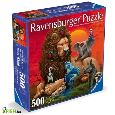 Ravensburger puzzle 500 db - oroszlákirály, remény
