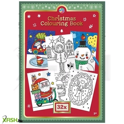 Grafix karácsonyi kifestőkönyv, a4, 32 lap