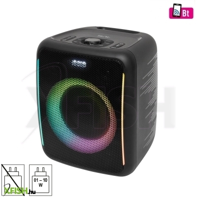 Sal btcube hordozható boombox, vezeték nélküli hangszóró, 70 watt, 3 hangszóró, bluetooth tws, ipx4, beépített akkumulátor