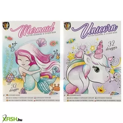 Grafix - a4 csillámos színező martica album több f