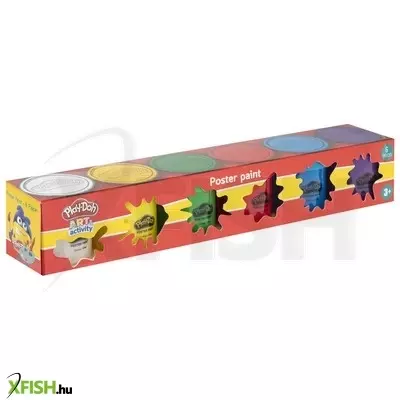 grafix play-doh - plakátfesték 6 x 45 ml