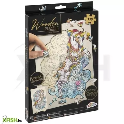 Grafix fa puzzle unikornis egyedi formákkal