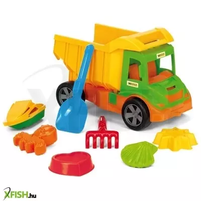 wader multi dömper 7 részes homokozószettel