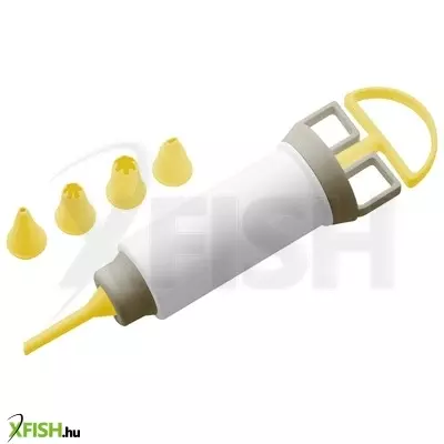 Szász pedrini 0152-420 díszítő tubus, öt fej tartozék, műanyag, olasz minőség