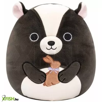 Squishmallows skyler a fekete és krémszínű borz 20cm