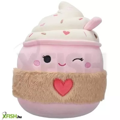 Squishmallows jenny a kacsintó, világosrózsaszín latte 20cm