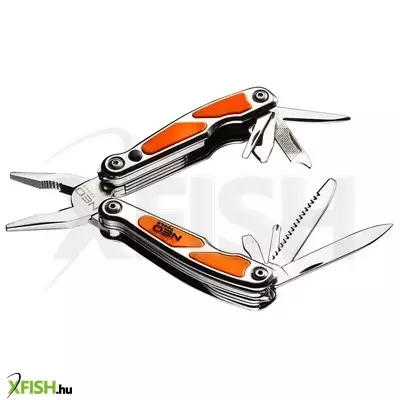 Neotools multifunkciós szerszám, 10 funkció, beépített LED lámpa, nyitva/összecsukva 105mm/75mm