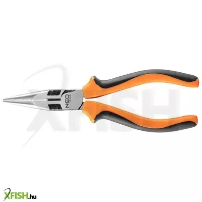 Neotools hosszúcsőrű fogó 160mm 40% energiamegtakarítás, csavarlazító fogazattal