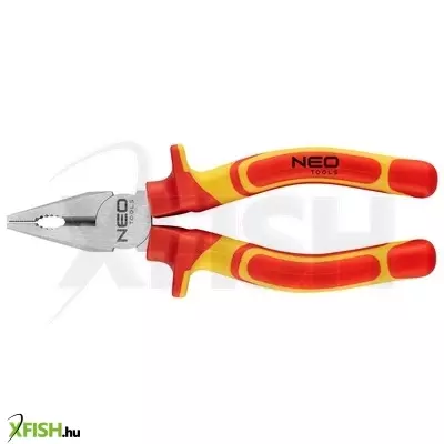 Neotools kombinált fogó 1000v, szigetelt, 160mm (6), crv, polírozott