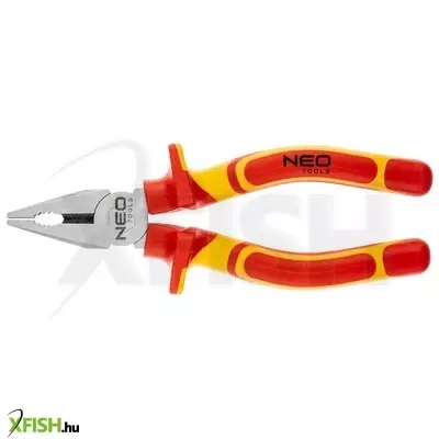 Neotools kombinált fogó 1000v, szigetelt, 180mm (7), crv, polírozott
