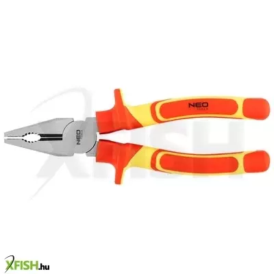 Neotools kombinált fogó 1000v, szigetelt, 200mm(8), crv, polírozott