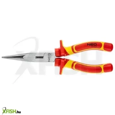 Neotools hosszúcsőrű fogó 1000v, szigetelt, 200mm (8), crv, polírozott