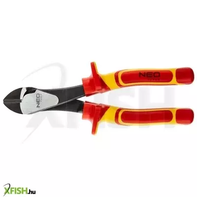 Neotools oldalcsípő fogó, szigetelt, 1000v, 180mm (7), crv, polírozott