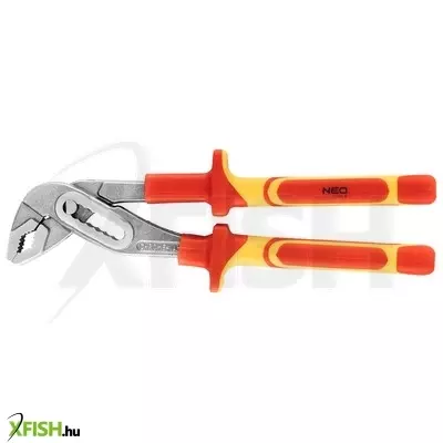 Neotools vízpumpafogó 1000v, szigetelt, 250mm (10), crv, polírozott
