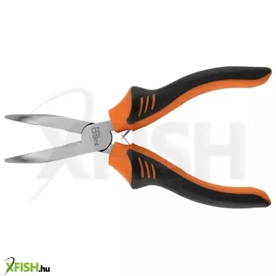 Neotools hosszúcsőrű fogó, hajlított 180mm