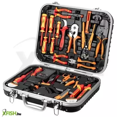 Neotools szerszámkészlet villanyszerelőknek, 25 részes, kofferben
