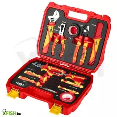 Neotools szerszámkészlet villanyszerelőknek, 13 részes, kofferben