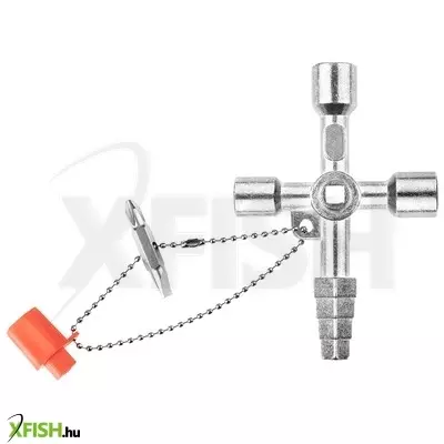 Neotools univerzális épületgépészeti kulcs, fűtés, szaniter, klíma, szellőzés, elektro, gáz, víz