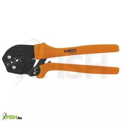 Neotools krimpelő-, kábelsarufogó szigetelt csatlakozókhoz, 22-10awg