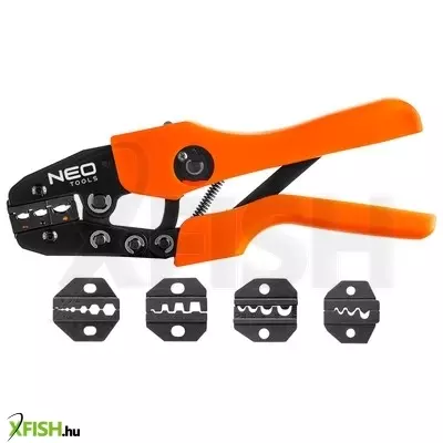 Neotools krimpelő-, érvéghüvelyfogó, 5 pofával
