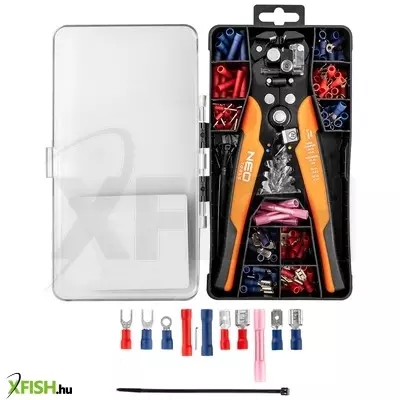 Neotools kábelcsupaszító fogó, automata 200mm + csatlakozók 230db