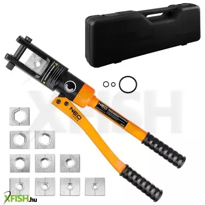 Neotools hidraulikus krimpelő-, érvéghüvelyfogó, 16-300mm, 12t