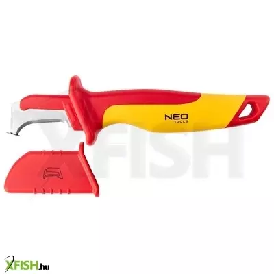 Neotools kábelvágó kés 1000v, 180mm, szigetelt, kampós penge