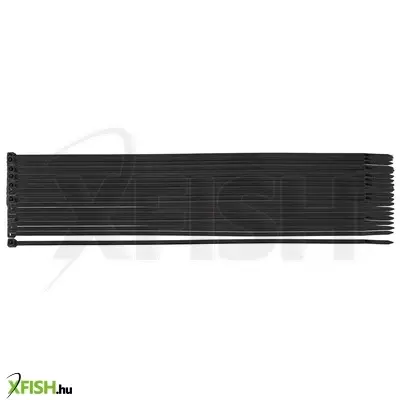 Neotools kábelkötegelő, gyorskötöző, extreme, UV álló, fekete, 3,6x300mm, 100db/cs