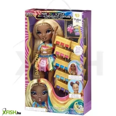 Rainbow high fodrászolható baba hajkrétával