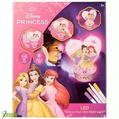 slammer fess saját éjjeli lámpát, disney hercegnők