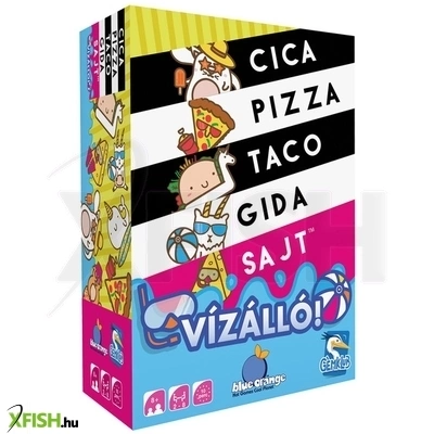 gémklub vízálló cica, pizza, taco, gida, sajt társasjáték